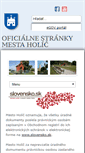 Mobile Screenshot of holic.sk